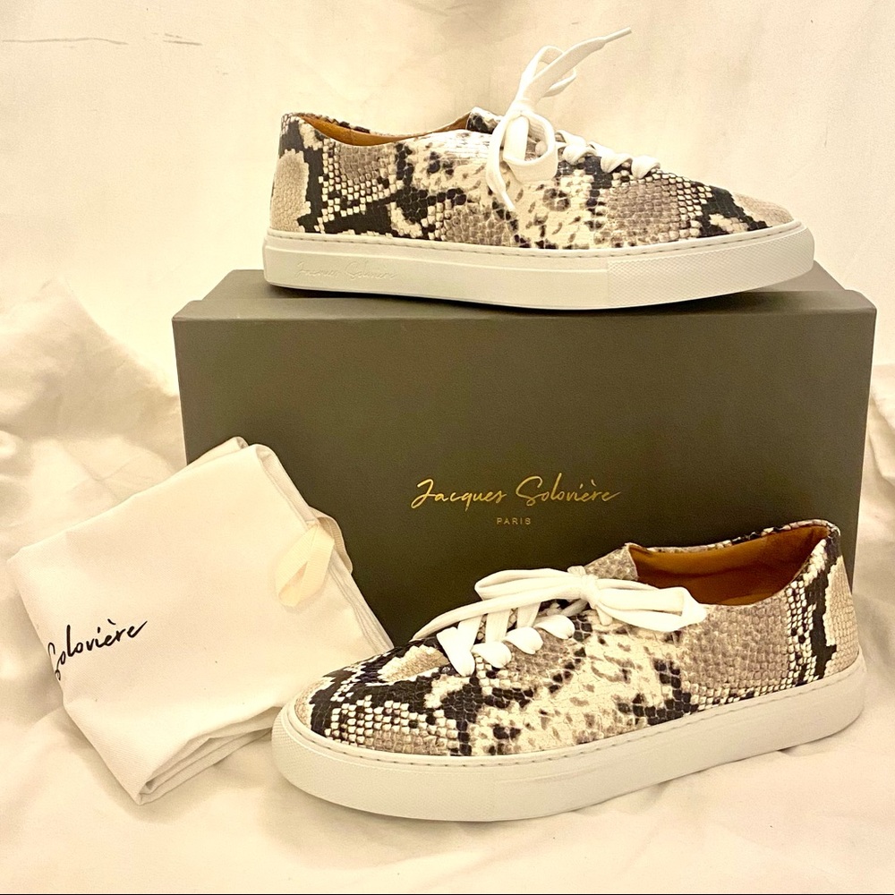 Jacques Soloviere Paris Herve en Ville in Python, sz. 40, NIB, Retail $400